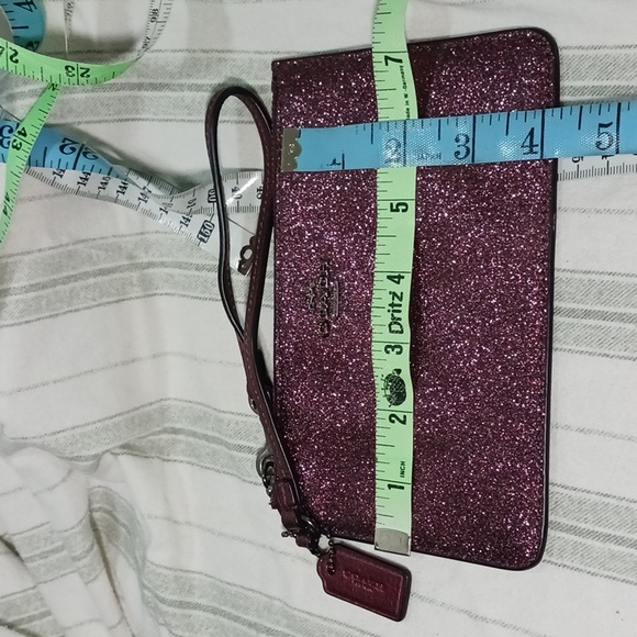 Purple Coach Wristlet - Picture 6 of 9